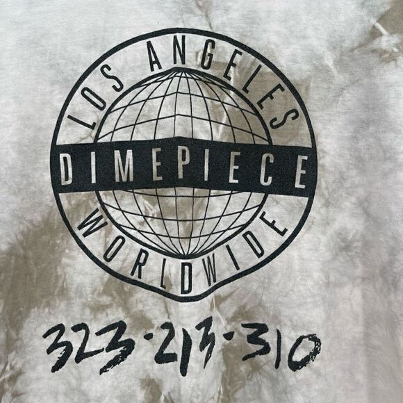Dime Piece Multicolor Los Angeles Worldwide Logo Classic T-Shirt One Size - Picture 2 of 4